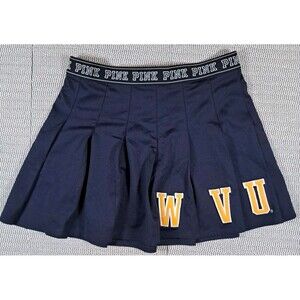VICTORIAS SECRET PINK WEST VIRGINIA SKATER SKIRT/CHEERLEADER/TENNIS M